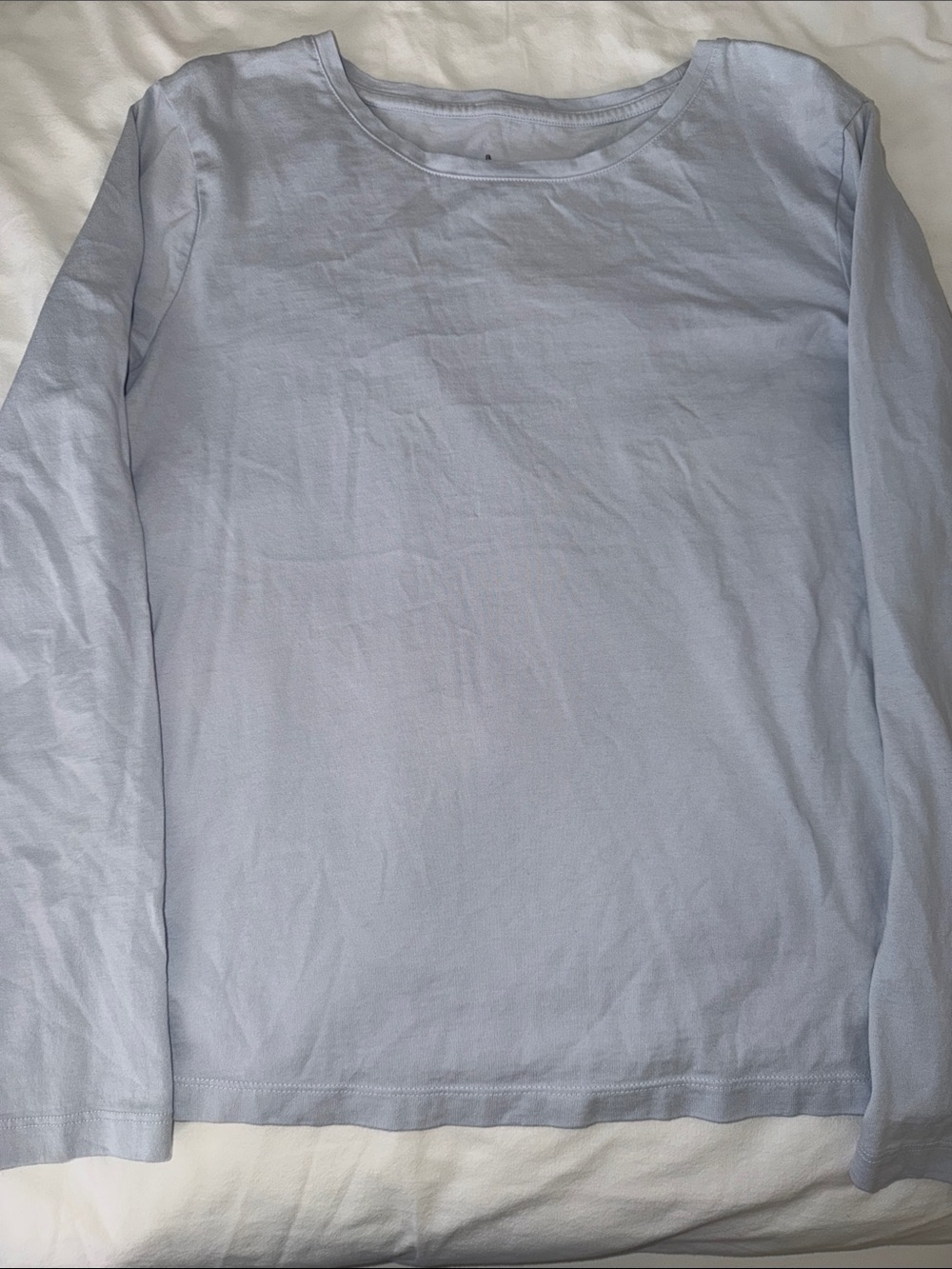 a new day Light Blue Long-Sleeve Crew Neck Shirt